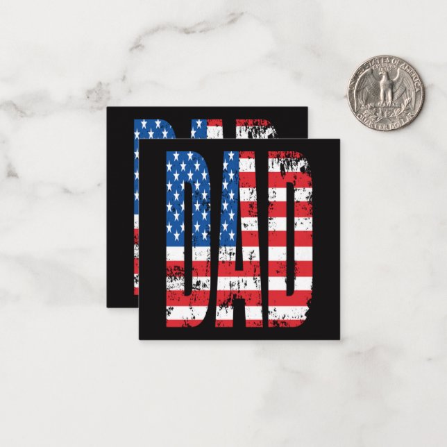 american dad flag card (Front/Back In Situ)