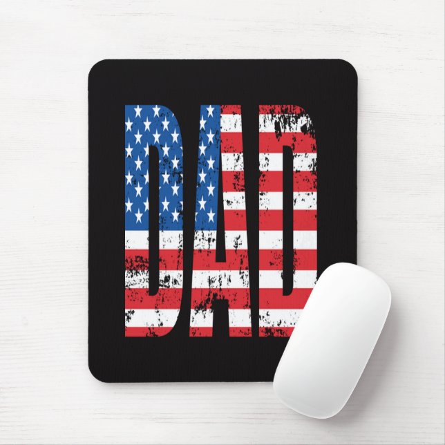 american dad flag mouse pad (With Mouse)
