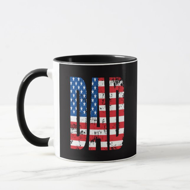 american dad flag mug (Left)