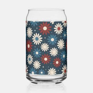 American Daisy's  Can Glass