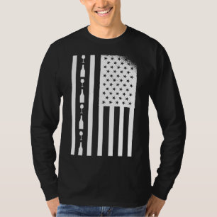 American Day Drinking Flag Wine Beer T-Shirt