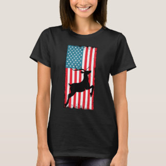 American Deer Hunter Patriotic 3 T-Shirt