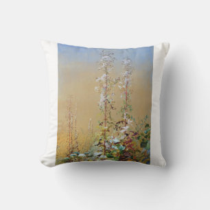 American desert flora by Fidelia Bridges Cushion