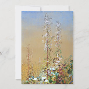American desert flora by Fidelia Bridges Invitation