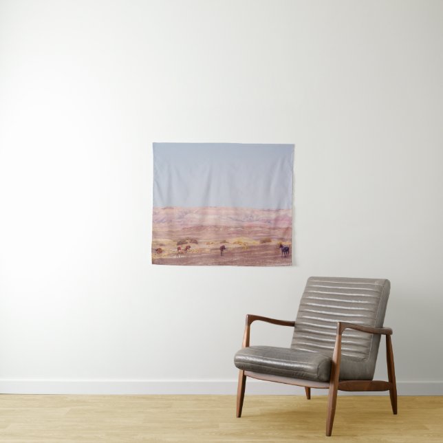 American Desert Horses P8670 Tapestry (In Situ (Horizontal))