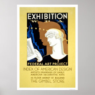 American Design 1936 WPA Poster