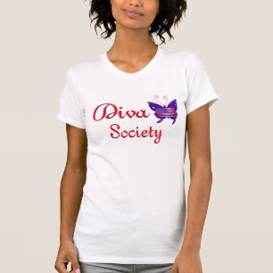 American Diva Butterfly Society President T-Shirt