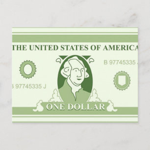 American Dollar Postcard