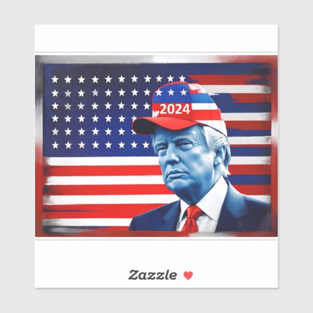 American Donald Trump 2024 Flag (Sheet)