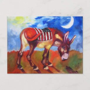 American Donkey Postcard