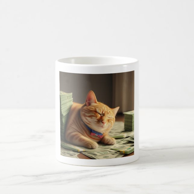 American Dream = Cat Nap – Funny Cat Mug (Center)