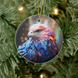 American Dream - Fantastic Eagle Ceramic Ornament