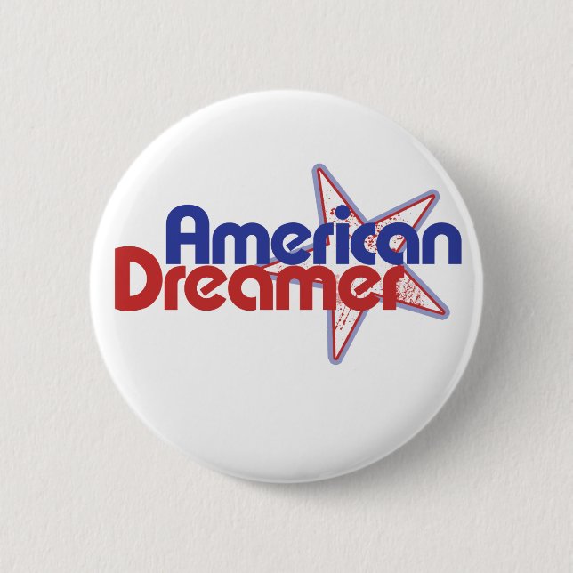American Dreamer 6 Cm Round Badge (Front)