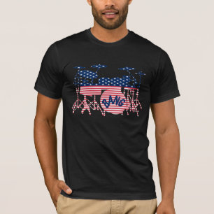 American Drum Set T-Shirt