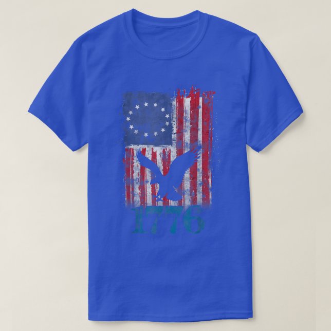 American Eagle 1776  T-Shirt (Design Front)