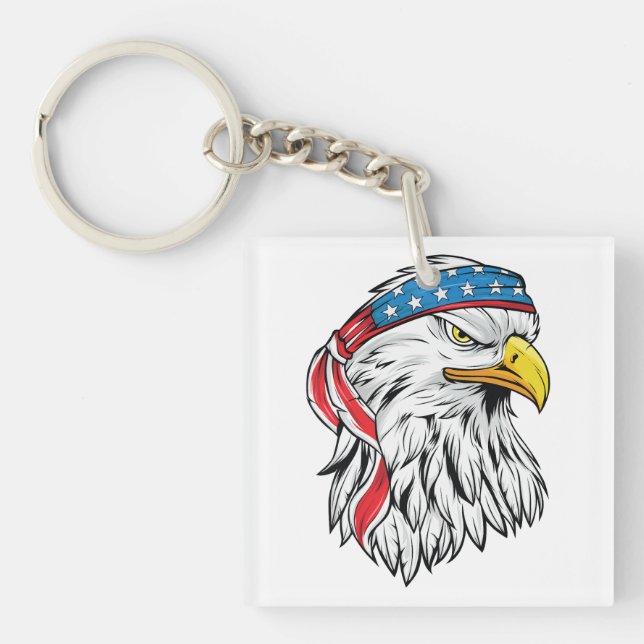 American eagle 4th of july key ring (Front)