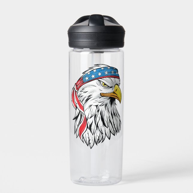 American eagle 4th of july water bottle (Front)