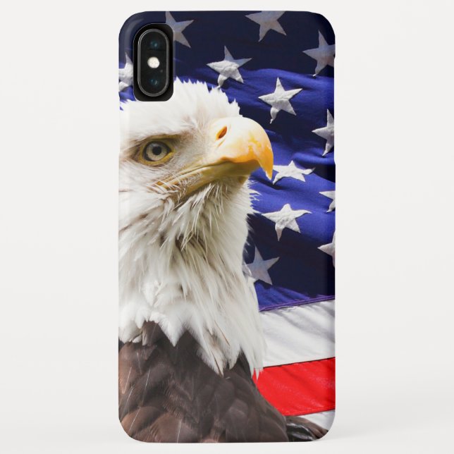 American Eagle and Flag Case-Mate iPhone Case (Back)