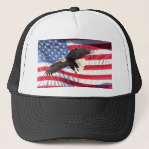 American Eagle and Flag Hat