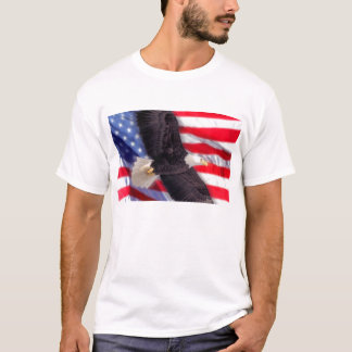 American Eagle and Flag T-Shirt