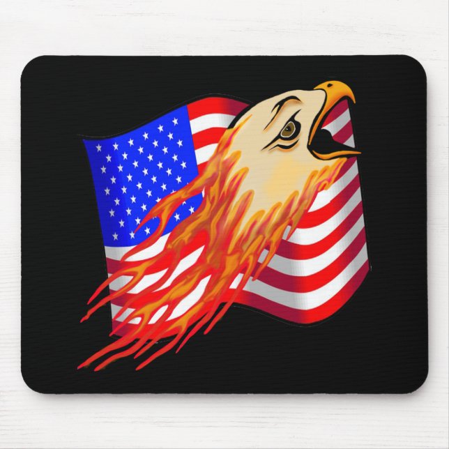 American Eagle Biker T shirts Gifts Mouse Pad (Front)