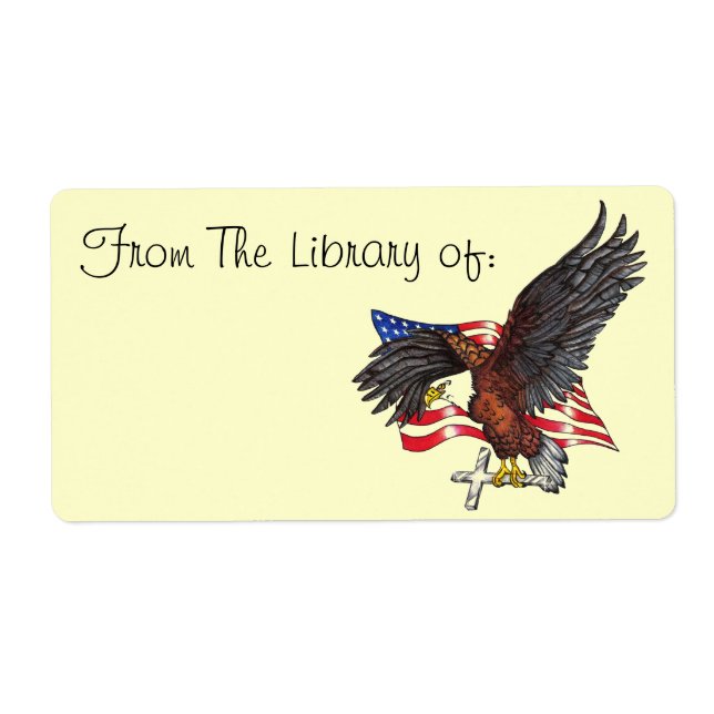 American Eagle Book Label (Front)