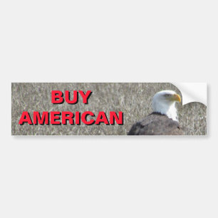 American Eagle Buy American Products Bumper Sticker