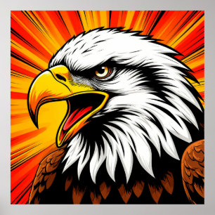 American Eagle Canvas – Freedom Gift Poster