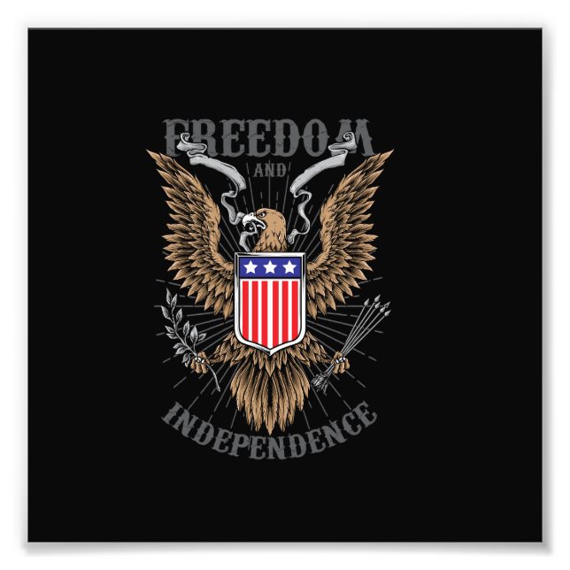 american eagle drawing photo print (Front)