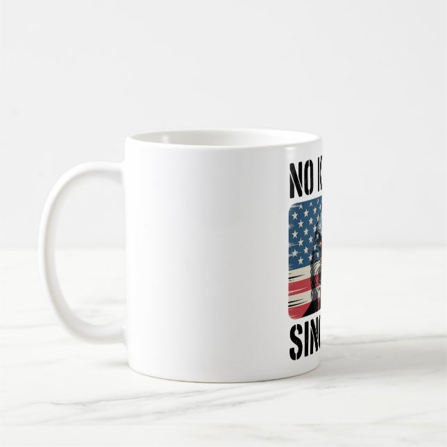 American Eagle Flag Face Since 1776 Coffee Mug (Left)