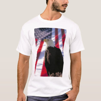 American Eagle & Flag T-Shirt