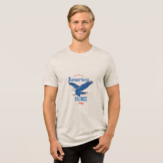 American eagle flying Tri-Blend shirt