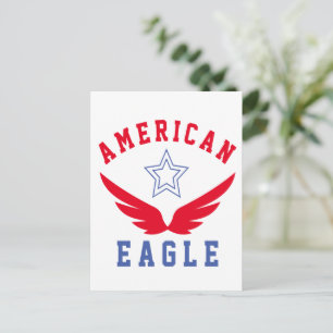 AMERICAN EAGLE - FREEDOM POSTCARD