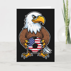 American Eagle Holding Soccer Byll Player Card