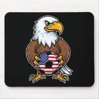 American Eagle Holding Soccer Ll Player _1  Mouse Pad