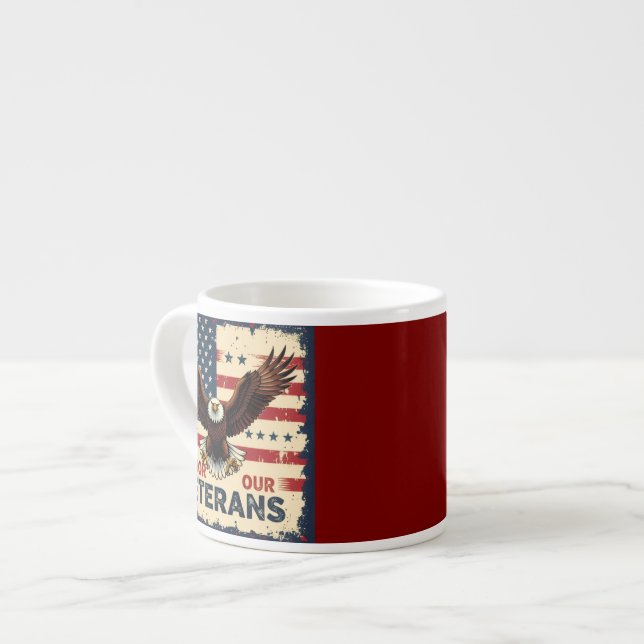 American Eagle Honor Our Veterans Specialty Mug (Front Left)