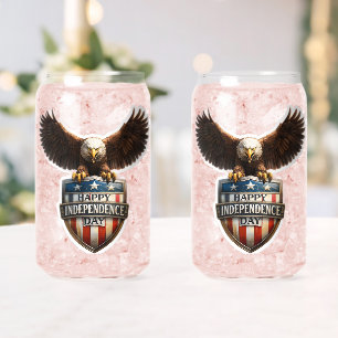 American Eagle Independence Day de Can Glass
