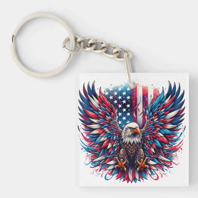 American Eagle  Key Ring (Front)