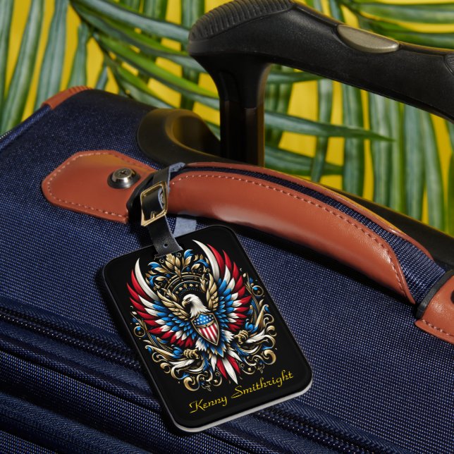 American Eagle  Luggage Tag (Front Insitu 1)