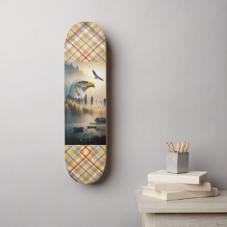 American Eagle Nature Plaid Skateboard
