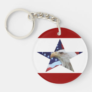 AMERICAN EAGLE PATRIOTIC KEY CHAIN