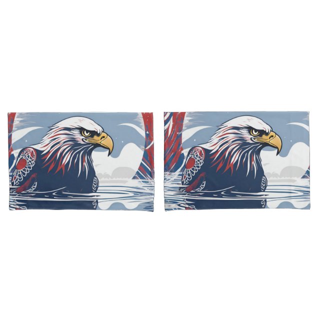 American Eagle Pillowcase (Front-Set)