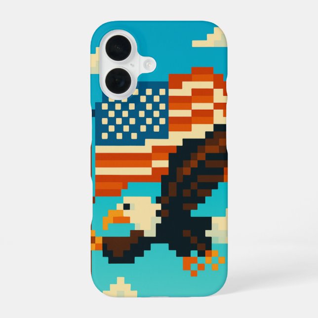 American Eagle Pixel Art Phone Cases (Back)