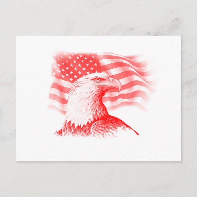 American Eagle Post Card (Front)