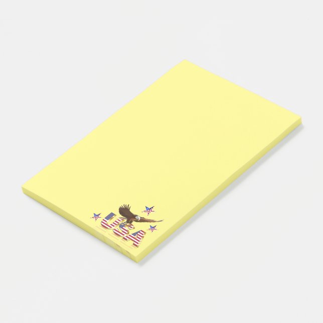 American eagle post-it notes (Angled)