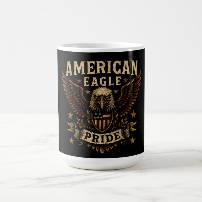 American Eagle Pride – Bold USA Freedom Coffee Mug (Center)