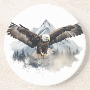 American Eagle Sandstone Coaster