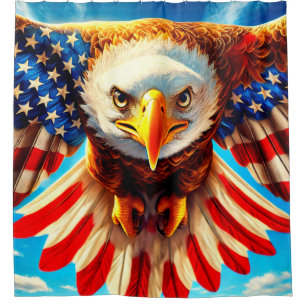 American Eagle Shower Curtain