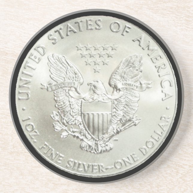 AMERICAN EAGLE SILVER DOLLAR-COASTER COASTER (Front)