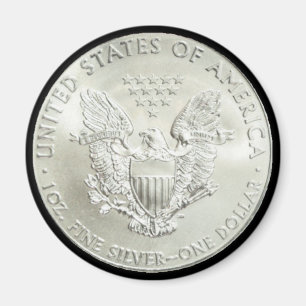 AMERICAN EAGLE SILVER DOLLAR-MAGNET MAGNET